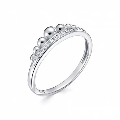 Кольцо из серебра куб.циркон., В10-0576