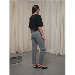 Актуальная коллекция CONTE CON-846 Джинсы mom в пепельном оттенке