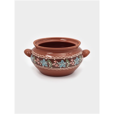 УЦЕНКА Жаровня с росписью, венок, 3 л, нет крышки