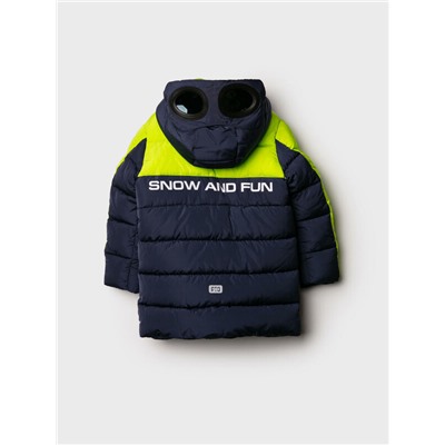 Пальто текстильное с полиуретановым покрытием для мальчиков