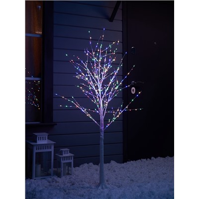 Светодиодное дерево «Яркие светлячки» 1.5 м, 300 LED, постоянное свечение, 220 В, свечение мульти