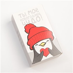 Носки женские новогодние KAFTAN «Пингвин» размер 36-40 (23-25 см), набор 2 пары