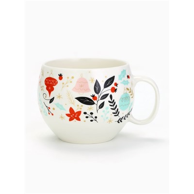 Кружка новогодняя керамическая «С новым годом», 600 мл