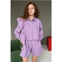 Костюм джинс  DENIM064/02/Лавандовый