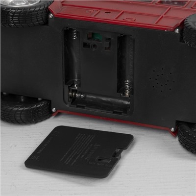 Светодиодная фигура «Автобус» 30×19×11 см, пластик, батарейки ААх3 (не в комплекте), USB, свечение тёплое белое