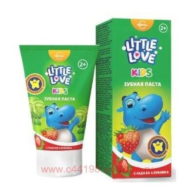 Свобода Little Love Зубная паста детская Сладкая клубника 2+ 62 г