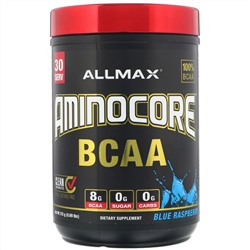 ALLMAX Nutrition, AMINOCORE BCAA, Blue Raspberry, 0.69 lbs (315 g)