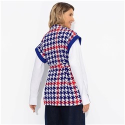 Жилет с карманами на запах, Модное измерение (яркий, с поясом)