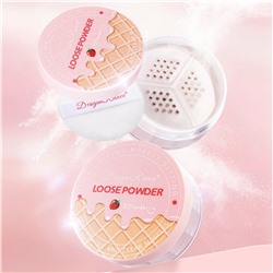 Рассыпчатая трехцветная пудра для закрепления макияжа Dragon Ranee, 10 гр. ТОН 03