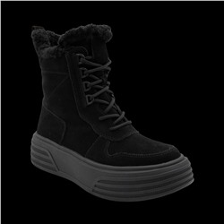 Ботинки на меху ZD23 черные