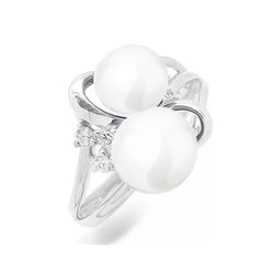 Кольцо из серебра жемчуг, К1501