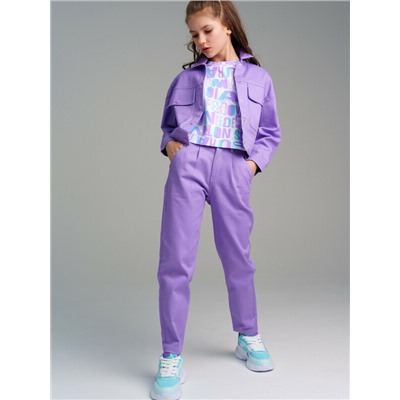 Фуфайка трикотажная для девочек (футболка)