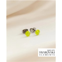 Серьги с кристаллами Swarovski