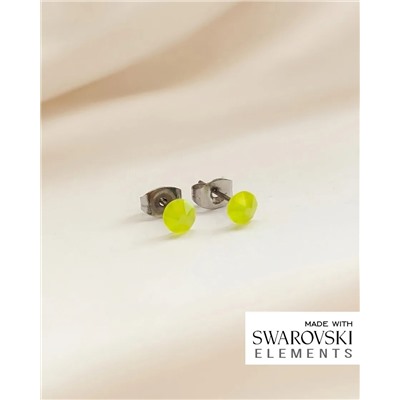 Серьги с кристаллами Swarovski