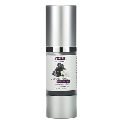Now Foods, Solutions, увлажняющее детокс-средство с древесным углем, 30 мл (1 жидк. унция)