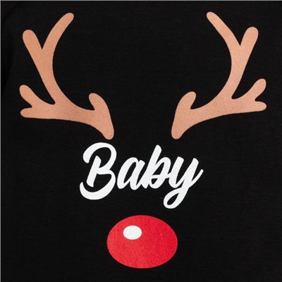 Боди детское «Крошка Я» Хmas babe, рост 74-80 см