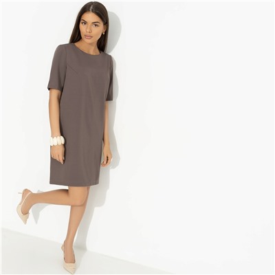 Платье с карманами, Виртуальные будни (brown)
