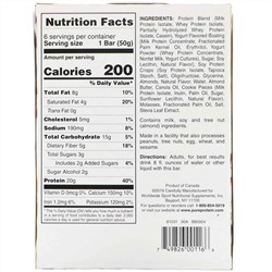 Pure Protein, Vanilla Almond Bar, 6 Bars, 1.76 oz (50 g) Each