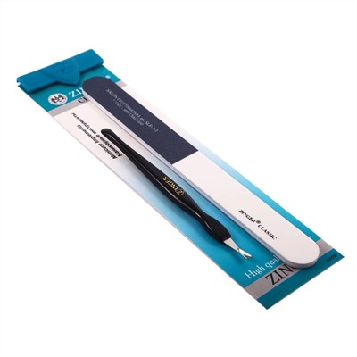 Zinger Набор маникюрных инструментов: полировка 3-х сторонняя, триммер / Classic SIS-51, 2 предмета 5714