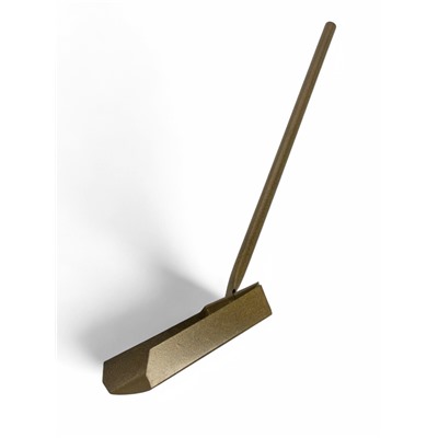 Совок хозяйственный, 17×17×6 см, металл, черенок 47 см