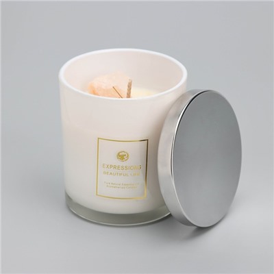 Ароматическая свеча в стакане Scented Candle, английская груша и фрезия