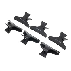 Dewal Зажим для волос бабочка CL-86959, карбон, черный, 8,2 см, 6 шт. 23770