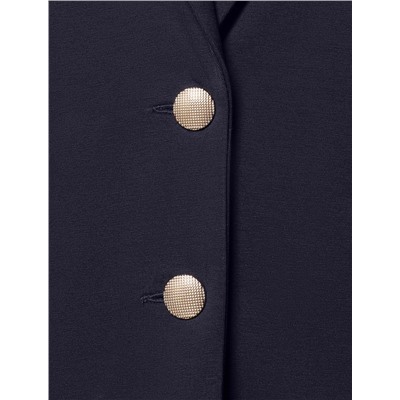 Жакет трикотажный из тонкого футера с эластаном на подкладке