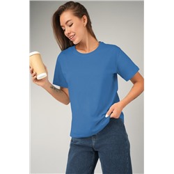 Женская базовая хлопковая футболка Happyfox