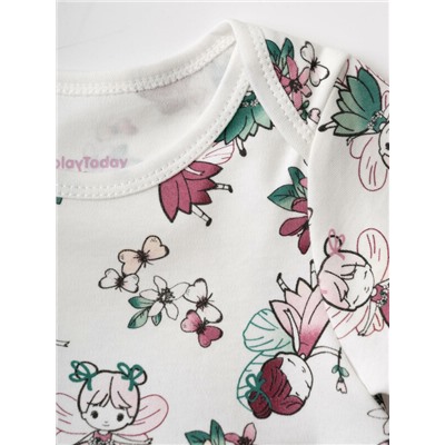 Платье-боди детское трикотажное для девочек