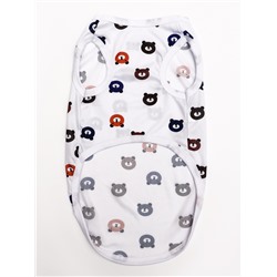 Футболка для животных «Мишка», S (ДС 25, ОГ 38 см), белая