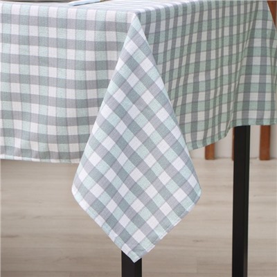 Скатерть «Этель», серая, 140×180 см, 100% п/э