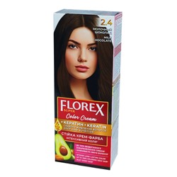 Краска для волос Florex Super 2.4 Молочный шоколад