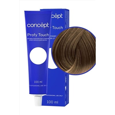 Concept Profy Touch 6.1 Профессиональный крем-краситель для волос, пепельно-русый, 100 мл KRISTALLER, 1199187