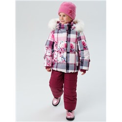 Комплект текстильный с полиуретановым покрытием для девочек: куртка, полукомбинезон