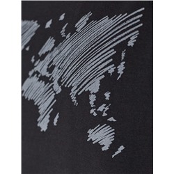 Свободная футболка  с авторским принтом