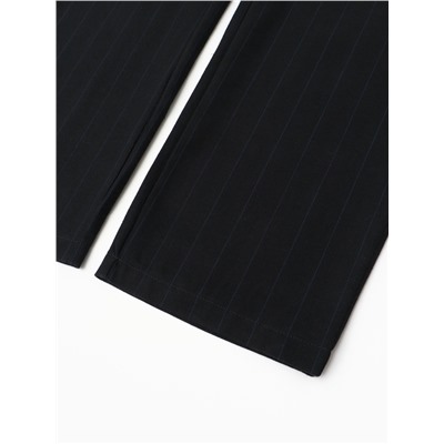 Брюки женские с защипами MINAKU: Modern classic, тёмно-синие, размер 44