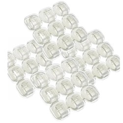 Крючки крепления 36 штук прозрачные для гирлянды