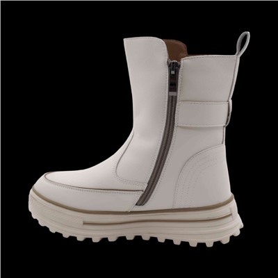 Ботинки на меху VP07-2 бежевые