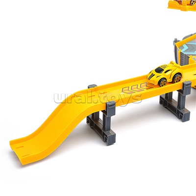 Парковка "Приключения на стройке" (38 предметов) в коробке