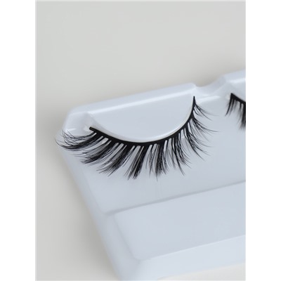 Ресницы накладные «Стрелка», 13-18 мм, без клея, чёрные