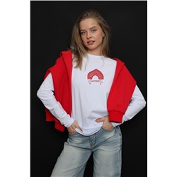 8588 футболка с дл.рукавом унисекс