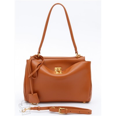 Сумка женская кожаная 1001MJ brown Polina&Eiterou  в Новосибирске