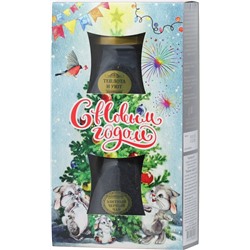 Конфуций. Новый год. Набор Чайная пара. Чайные радости 105 гр. карт.упаковка