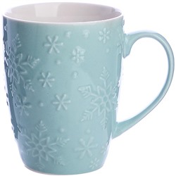 9-31351-2 Кружка 340мл с рельефом Turquoise LR (х36)