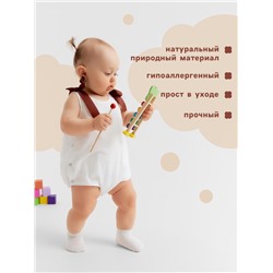 Боди для девочки MINAKU, рост 80-86 см, белое