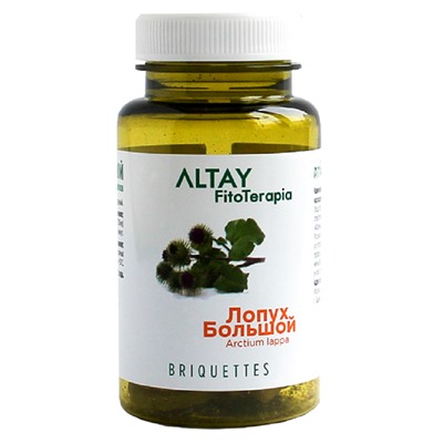 Лопух большой, Altay Fitoterapia, 25 брикетов по 2 гр.