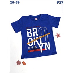 Футболка F37 синий