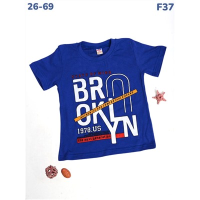 Футболка F37 синий