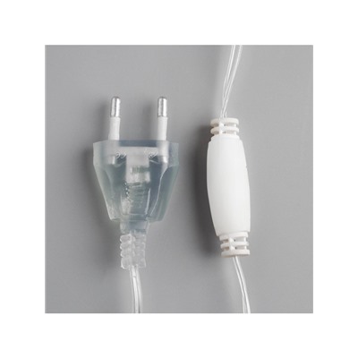 Светодиодная фигура «Звёзды серебристые» 20, 25, 30 см, металл, 220 В, свечение тёплое белое