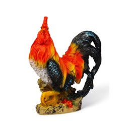 Садовая фигура из полистоуна «Петух андалузский», 42×20×38 см